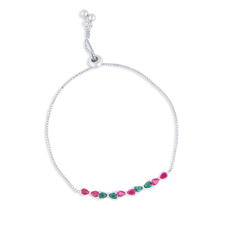 Silver Blossom Gleam Bracelet