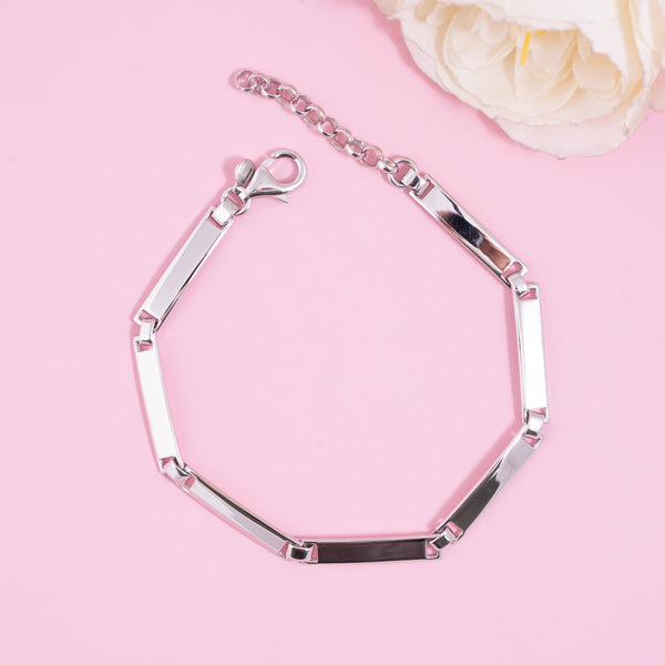 Silver Apex Bracelet