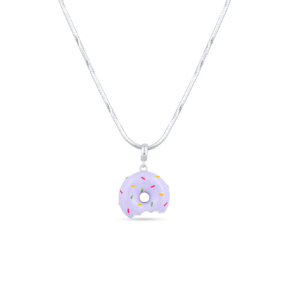 Sprinkle Bite Donut Pendant