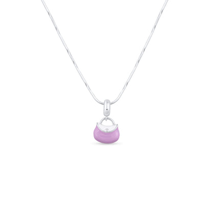 Lilac Purse Pendant