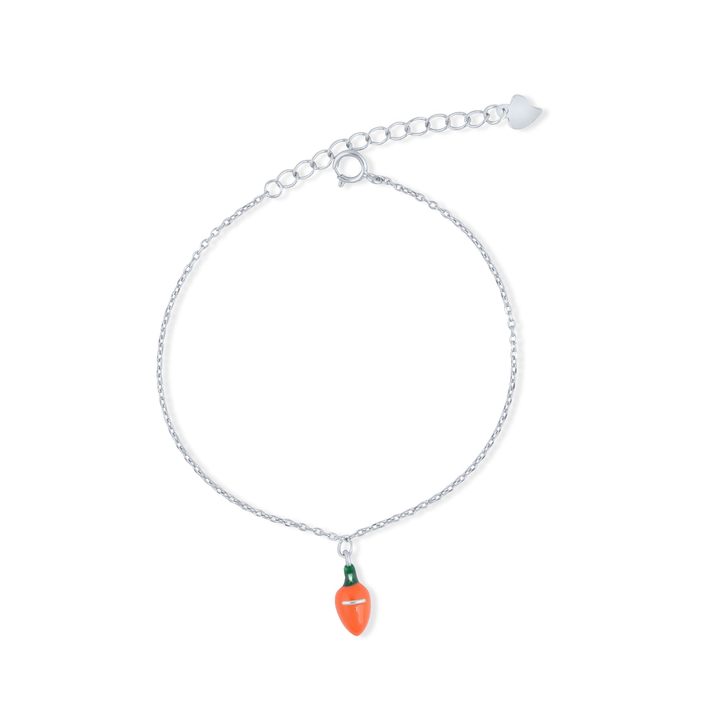 Carrot Charm Bracelet