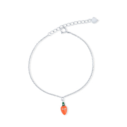 Carrot Charm Bracelet