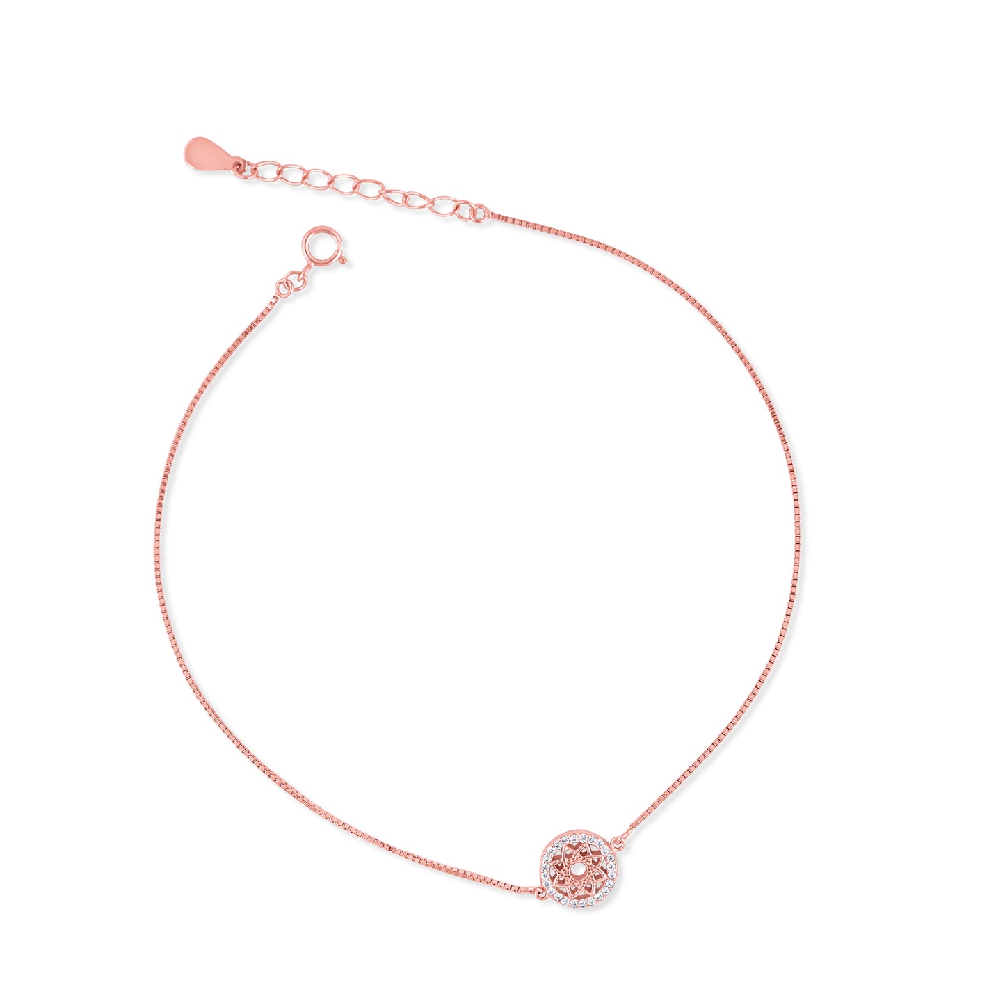 Rose Orbit Anklet