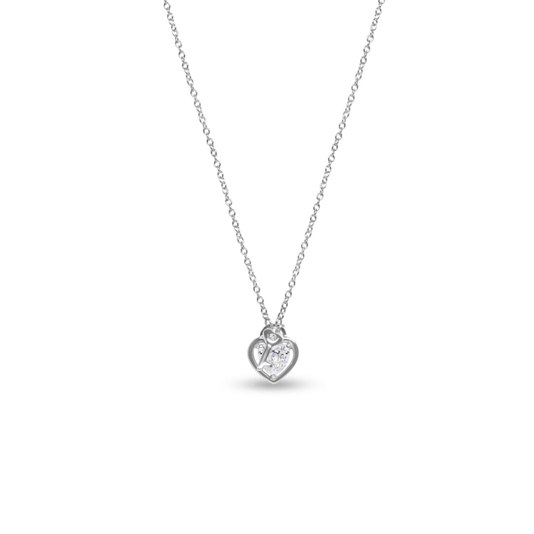 HeartLock & KeyDuo Pendant