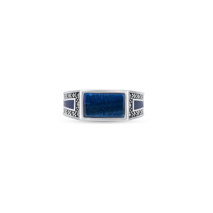 Blue Crest Ring