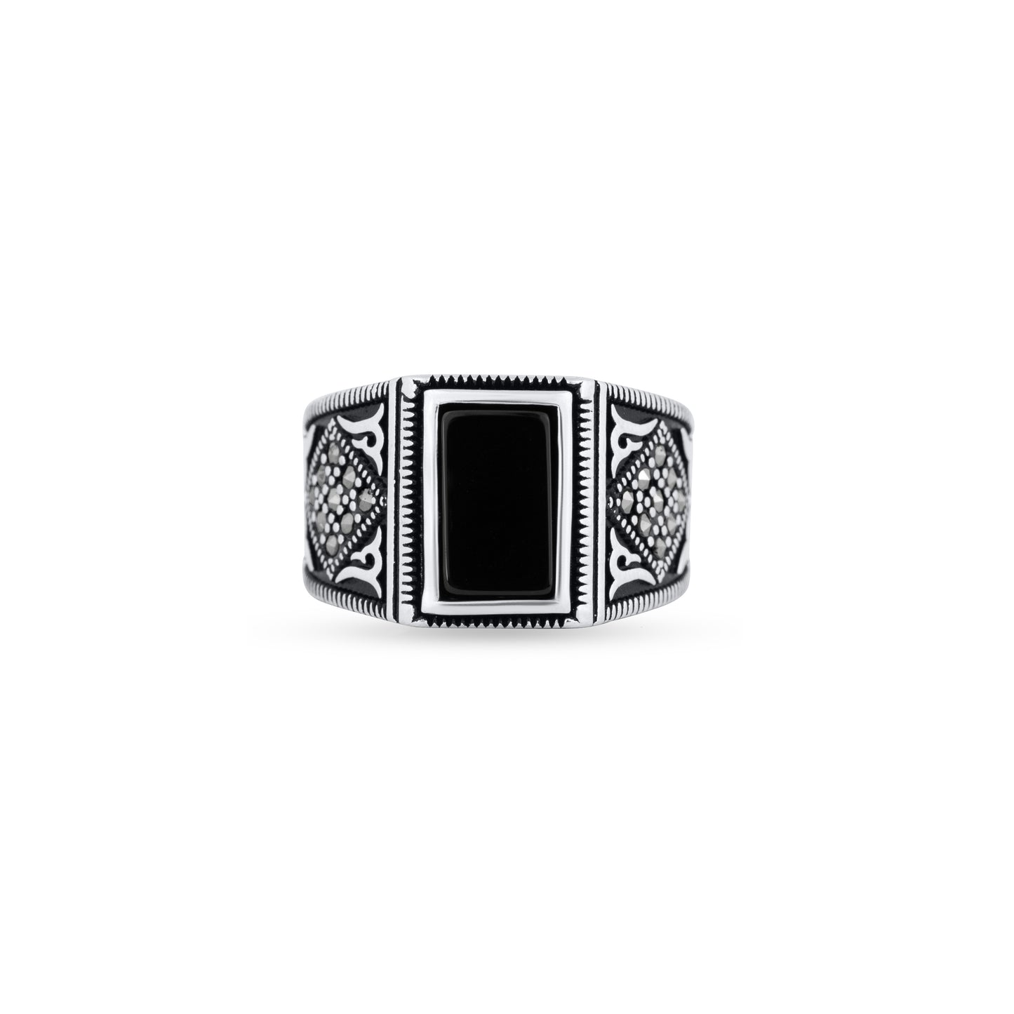 Obsidian Reign Ring