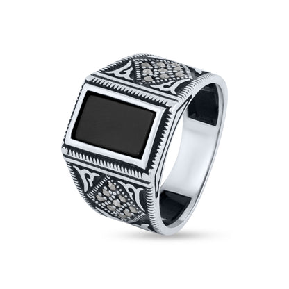 Obsidian Reign Ring