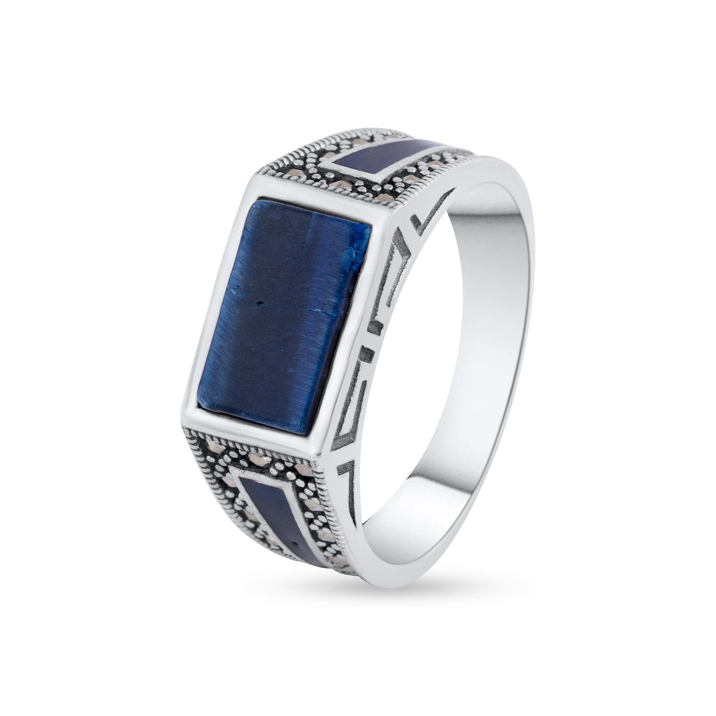Blue Crest Ring
