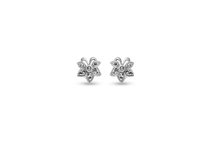 Fly Away Silver Earrings