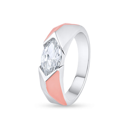 Crystal Apex Dual Ring