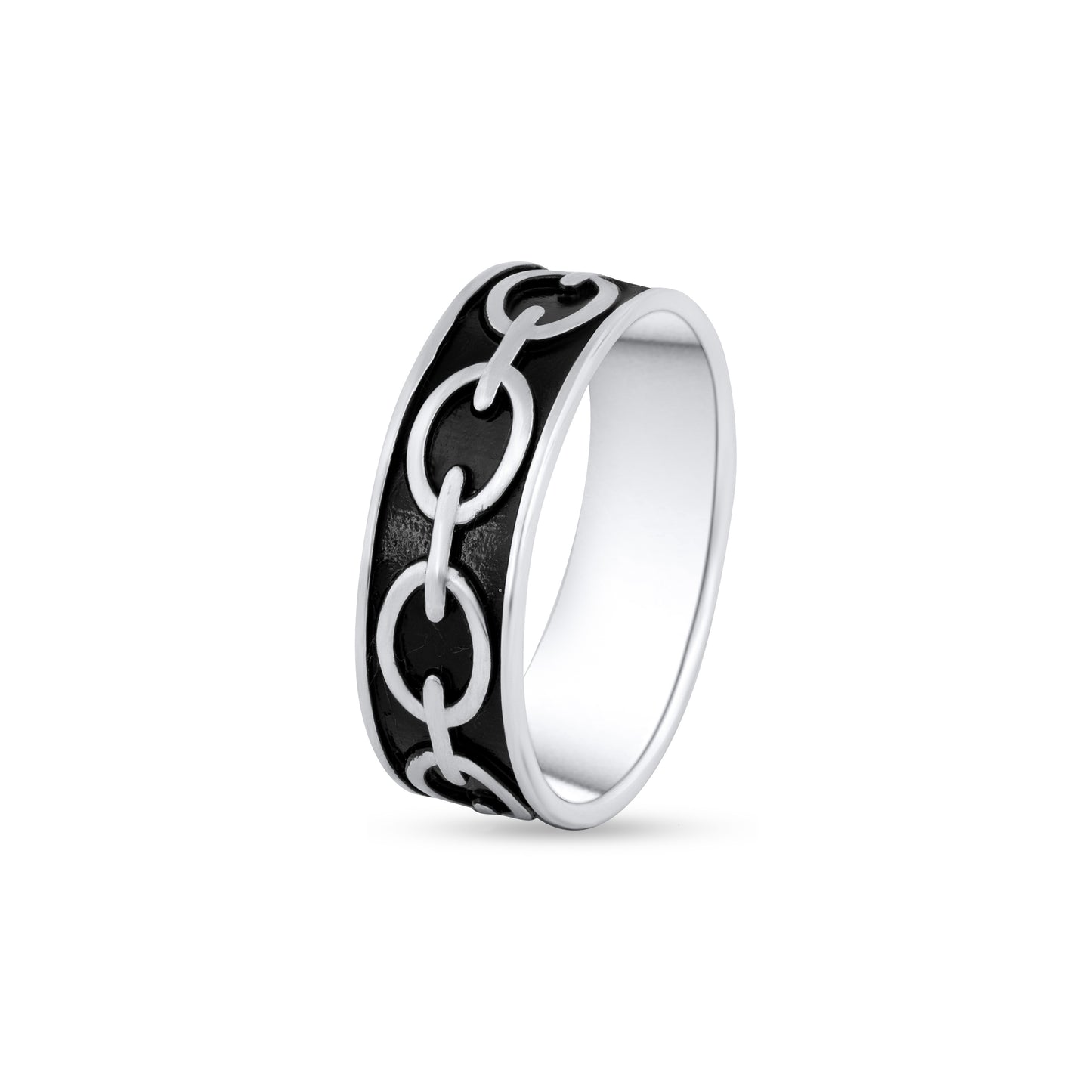 Bound Link Ring Band