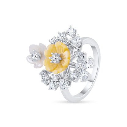 Sunlit Blossom Ring