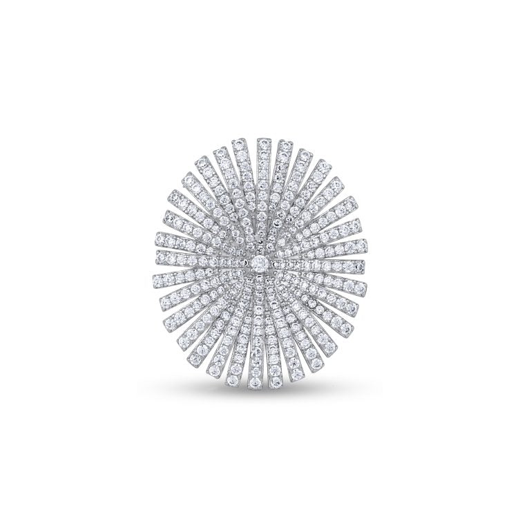 Shimmering Fractals Ring