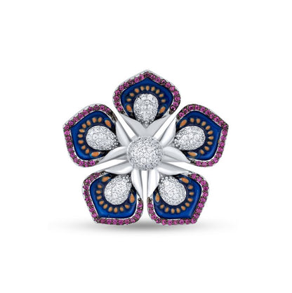 Prismatic Fleur Ring
