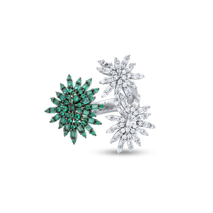Blossom Emerald Ring