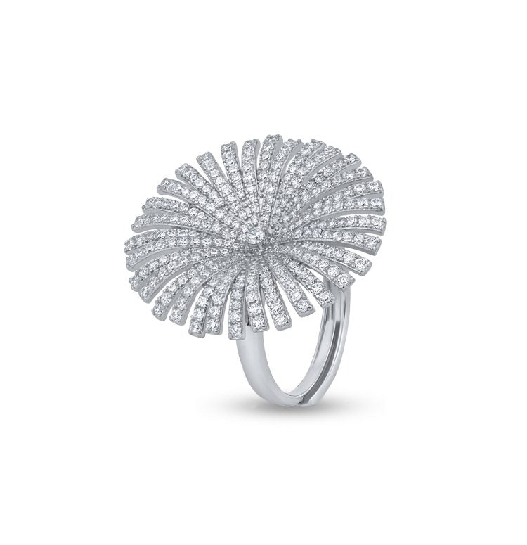 Shimmering Fractals Ring