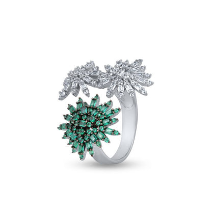 Blossom Emerald Ring