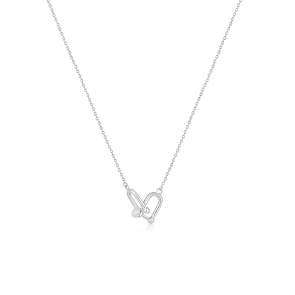 Colar Life Love Silver Necklace