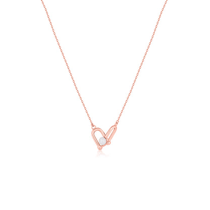 Colar Life Love Silver Necklace