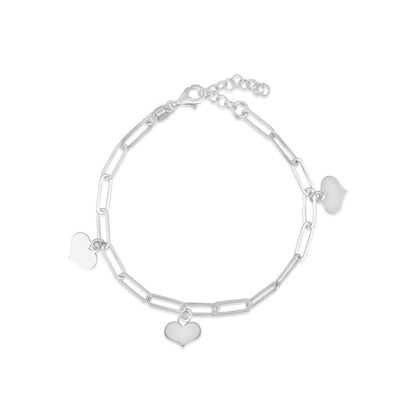 Hearts Delight Silver Bracelet