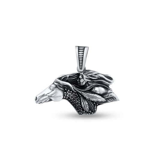 Silver Mane Pendant