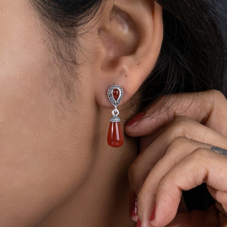 Fiery Droplet Studs