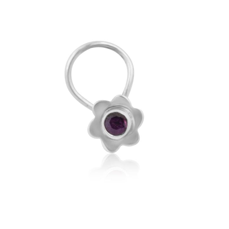 Grape Petal Nose Stud