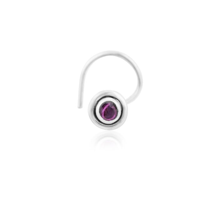 Violet Halo Nose Stud
