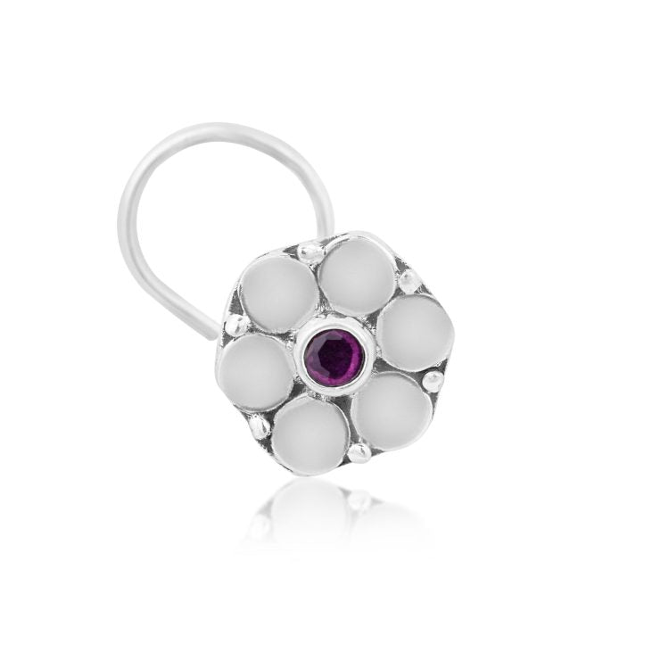 Violet Spark Nose Stud