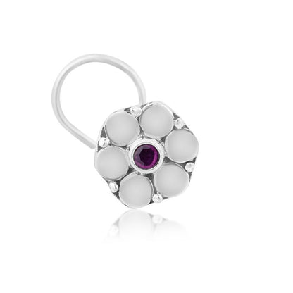 Violet Spark Nose Stud