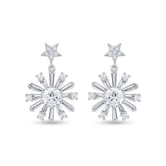 Polar Star Dangle Earrings