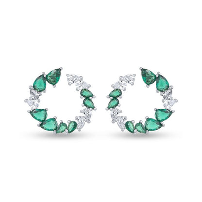 Green Envy Hoops
