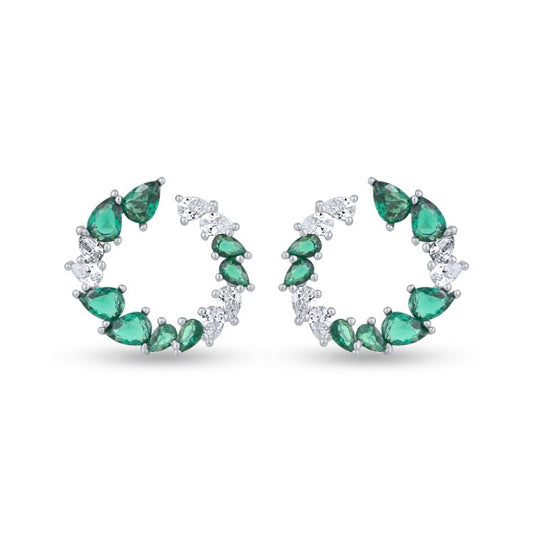 Green Envy Hoops