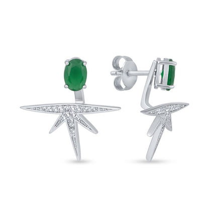 Jade Starlight Studs