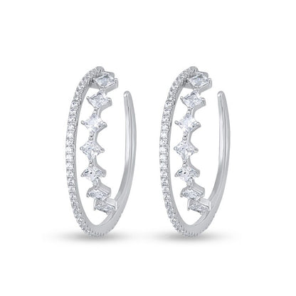 Serpentine Shine Hoops