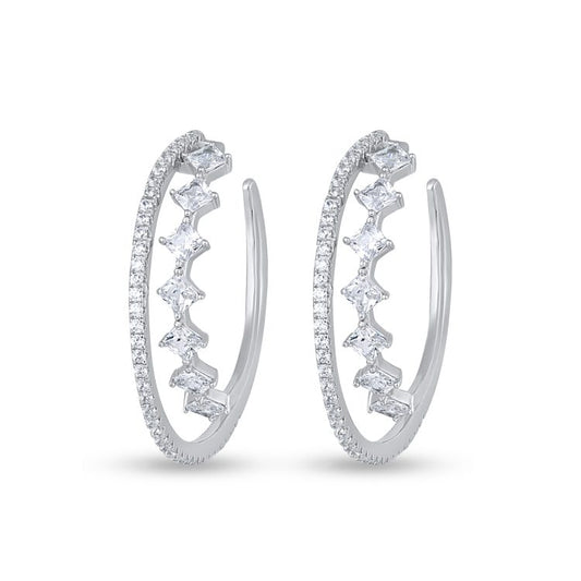 Serpentine Shine Hoops