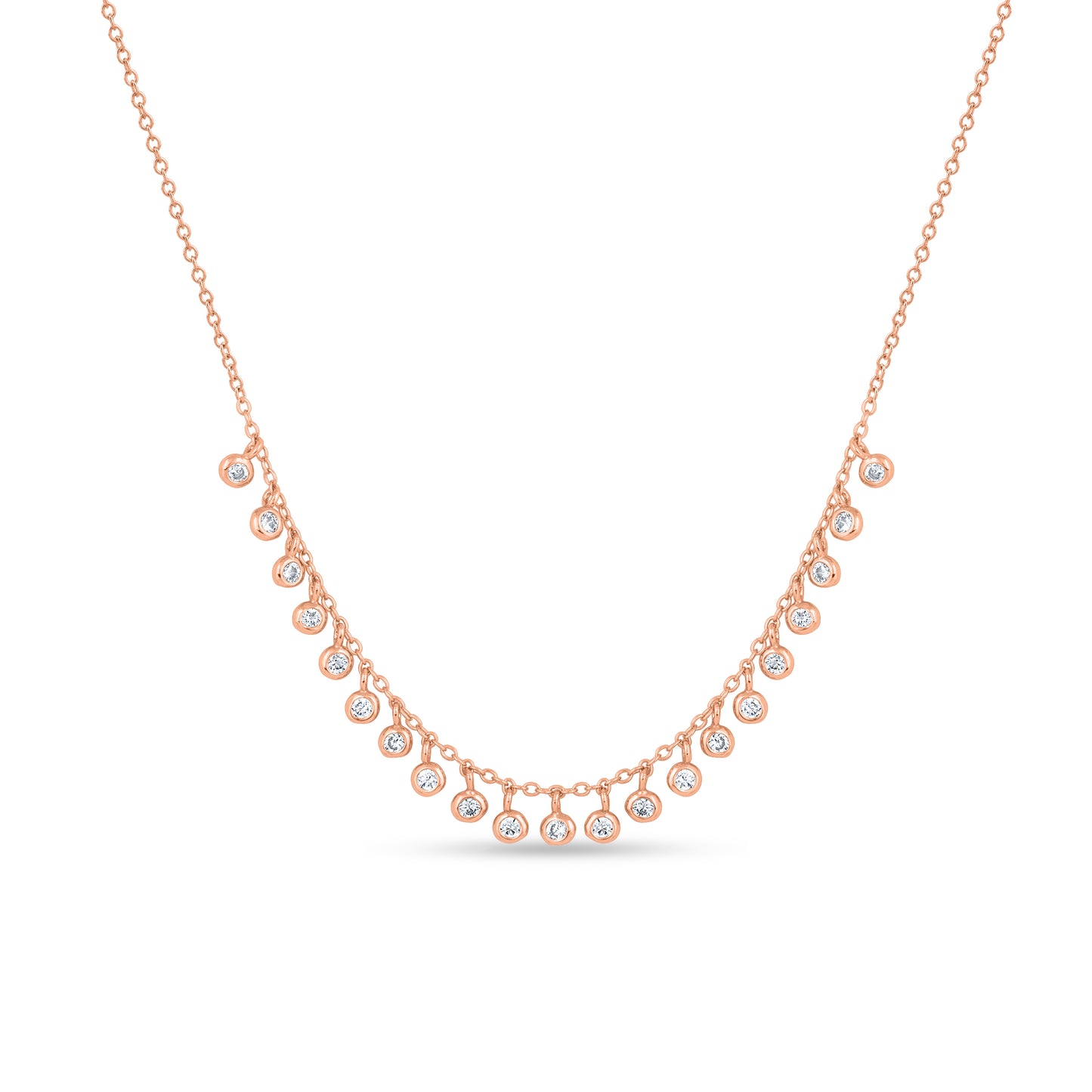 Shimmering Teardrop Necklace