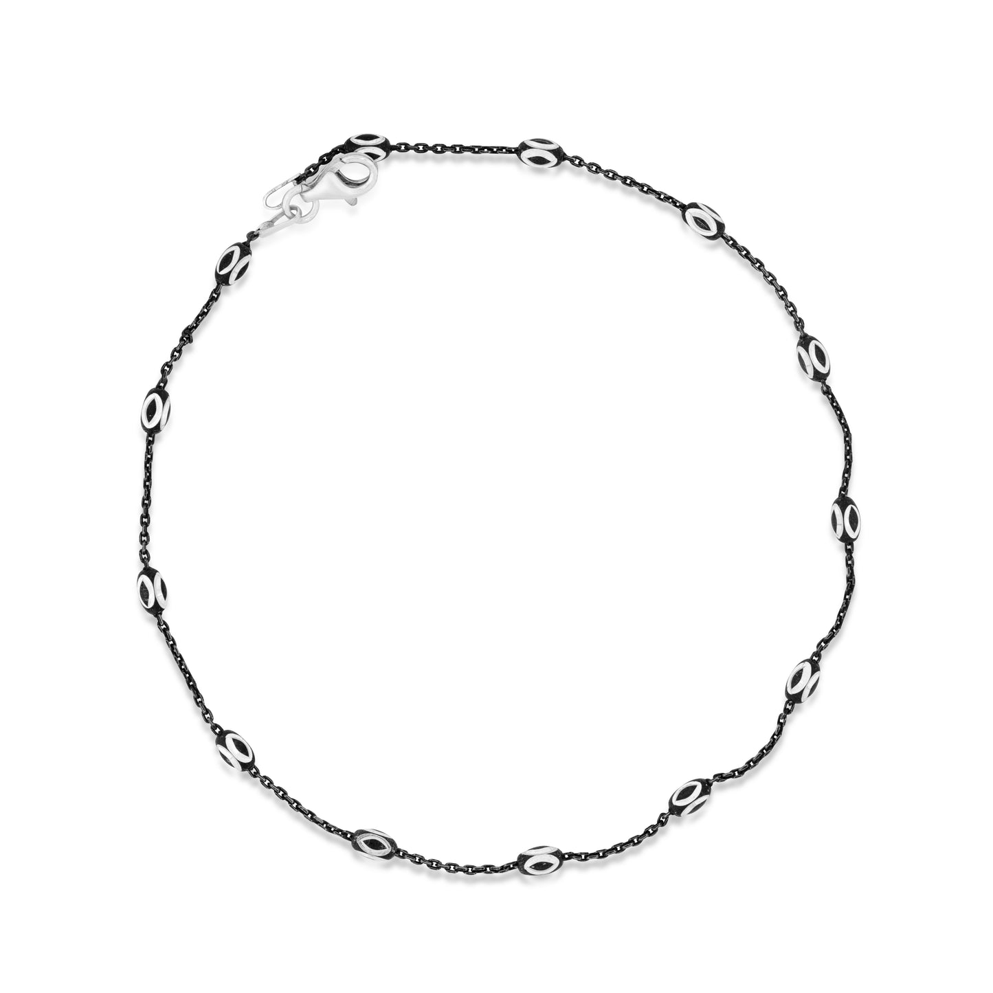 Silver Nazarana Anklet
