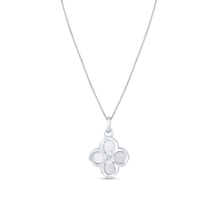 Silver Flora Luminesce Pendant