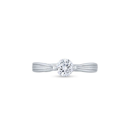 Luminous Minimalist Silver Ring