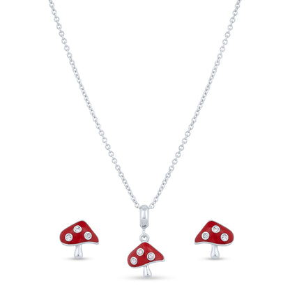 Merry Mushroom Pendant Set