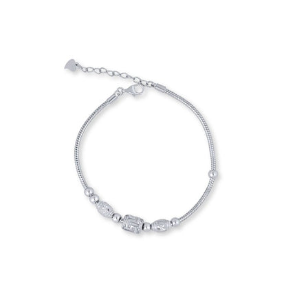 Elysian Elegance Silver Bracelet