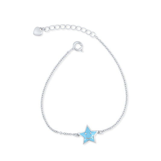 Smiley Star Charm Bracelet