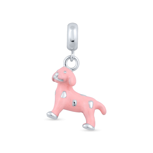 Pawfect Pink Pup Charm Pendant