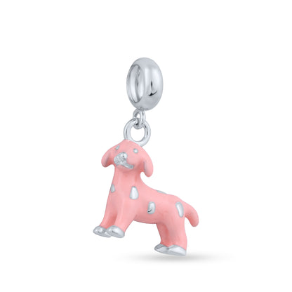 Pawfect Pink Pup Charm Pendant