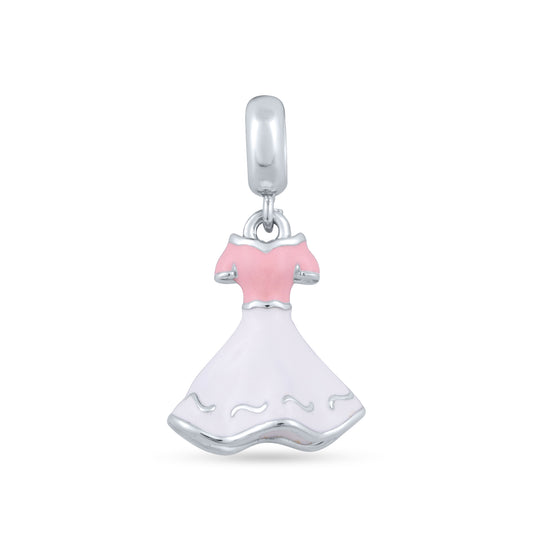Twirl of Grace Dress Charm Pendant
