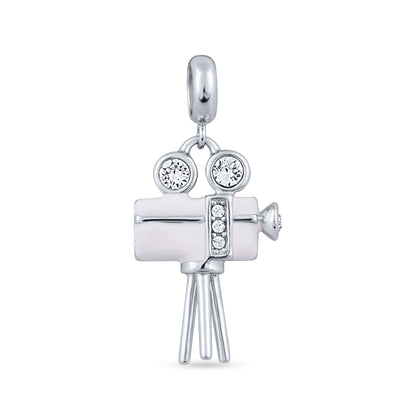 Cinematic Blush Camera Pendant