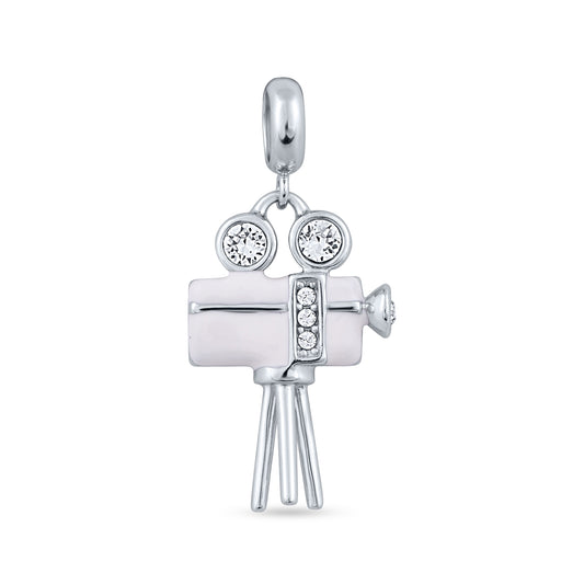 Cinematic Blush Camera Pendant
