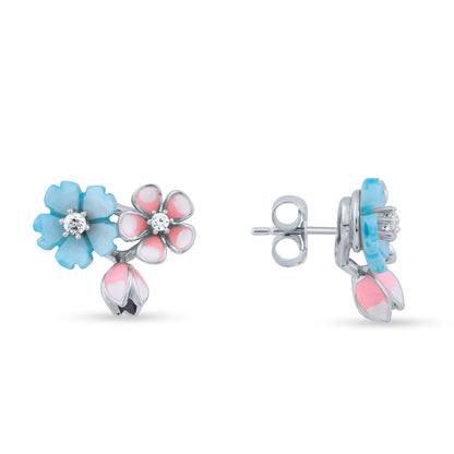 Blossom Duo Stud Earrings