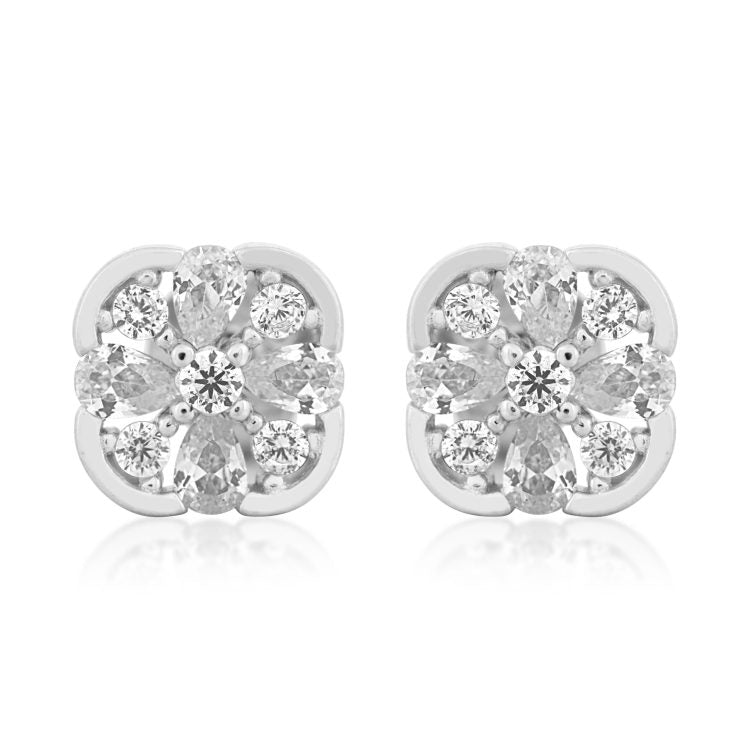 Crystal Wreath Studs